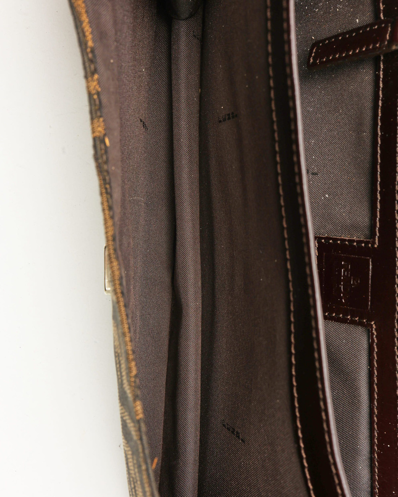 Fendi Large Zucca Baguette Bag