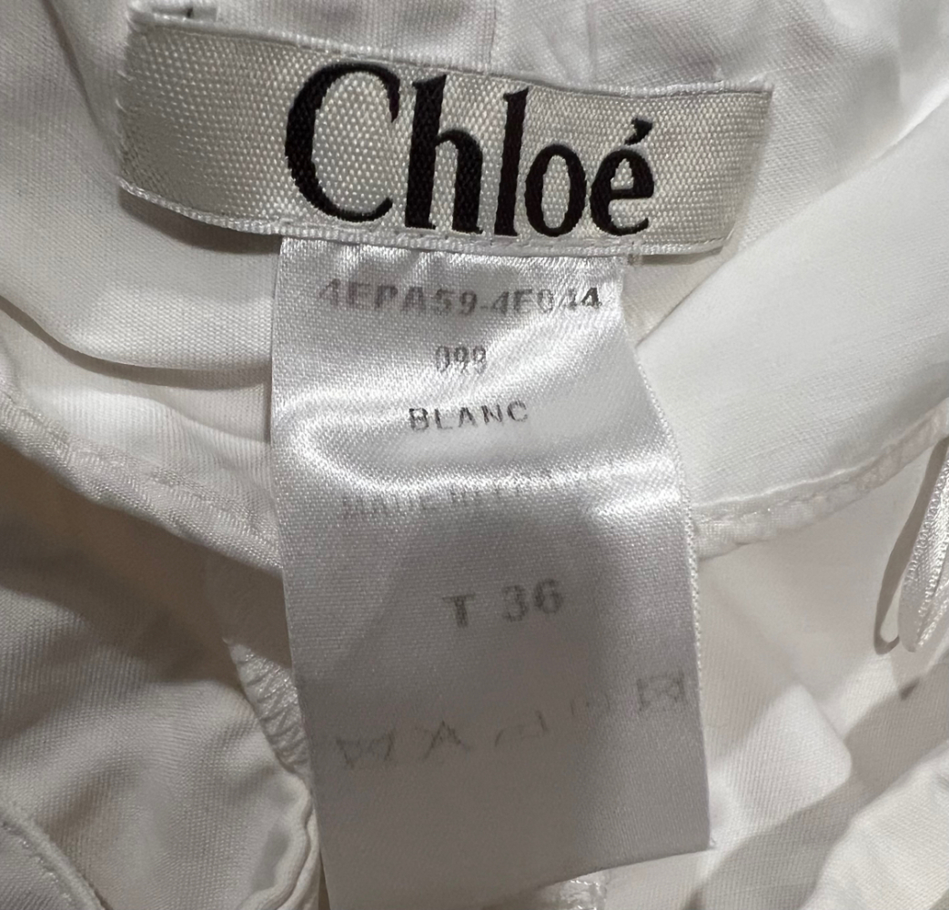 Chloé Pantalon blanc
