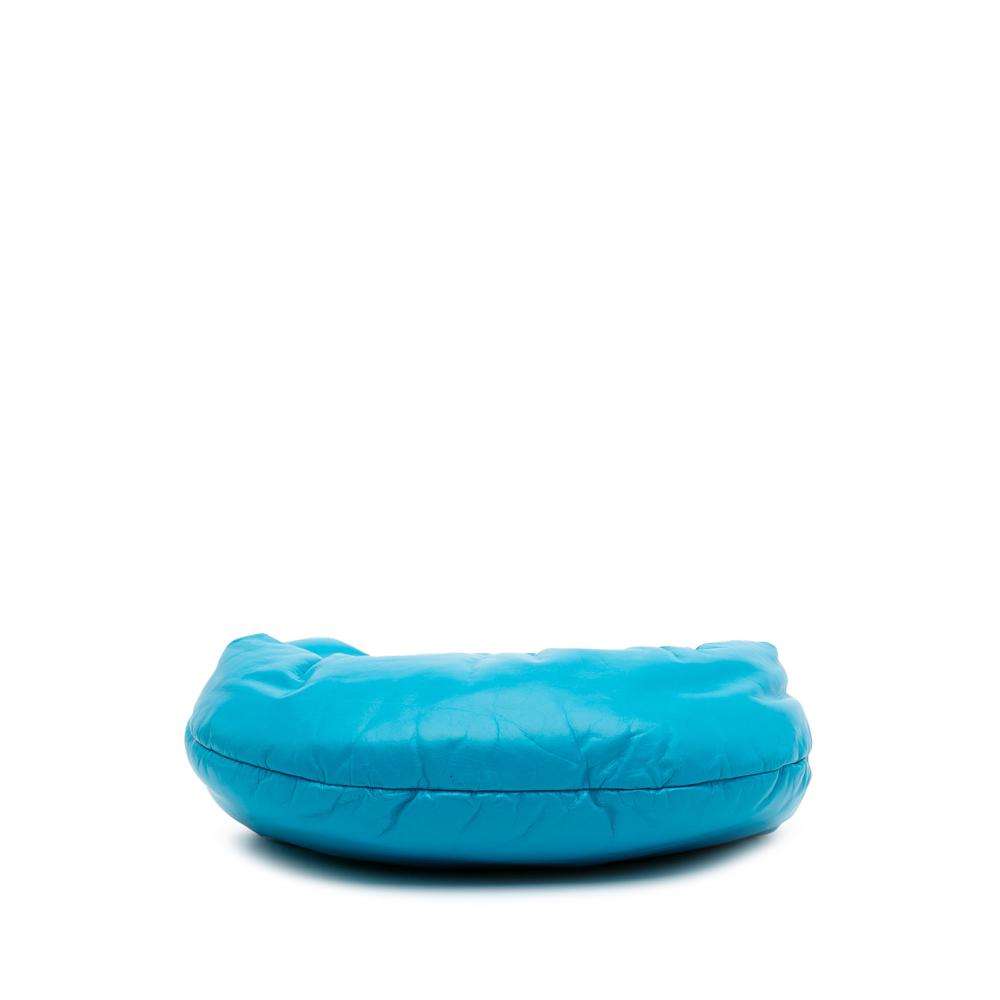 Bottega Veneta AB Bottega Veneta Blue Nappa Leather Leather Mini Nappa Puffy Jodie Italy