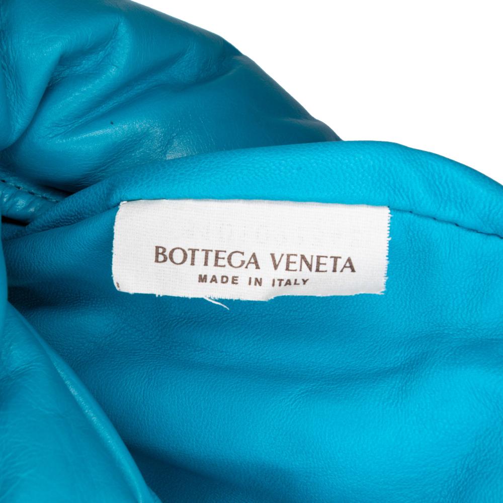 Bottega Veneta AB Bottega Veneta Blue Nappa Leather Leather Mini Nappa Puffy Jodie Italy
