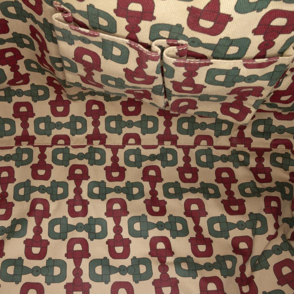 Gucci B Gucci Brown Light Beige Calf Leather Medium Guccissima Hysteria Tote Italy