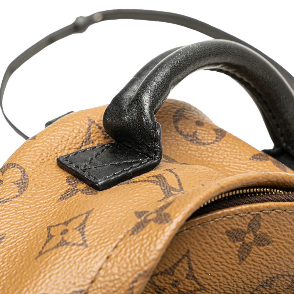 Louis Vuitton B Louis Vuitton Brown Monogram Canvas Canvas Monogram Reverse Mini Palm Springs France