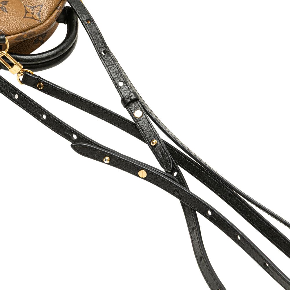 Louis Vuitton B Louis Vuitton Brown Monogram Canvas Canvas Monogram Reverse Mini Palm Springs France