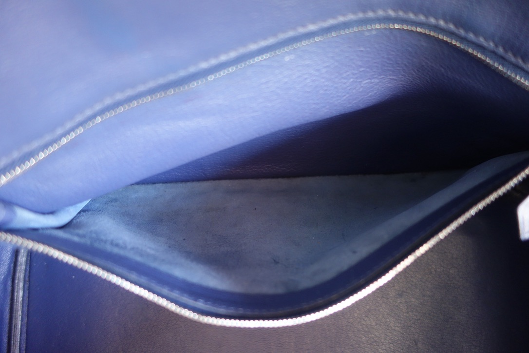 Hermès Sac Hermes Birkin 35 bleu de Malte