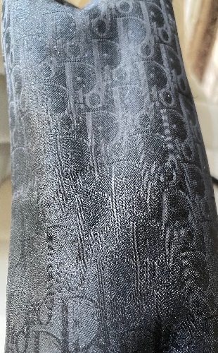 Christian Dior Schwarze Reisetasche