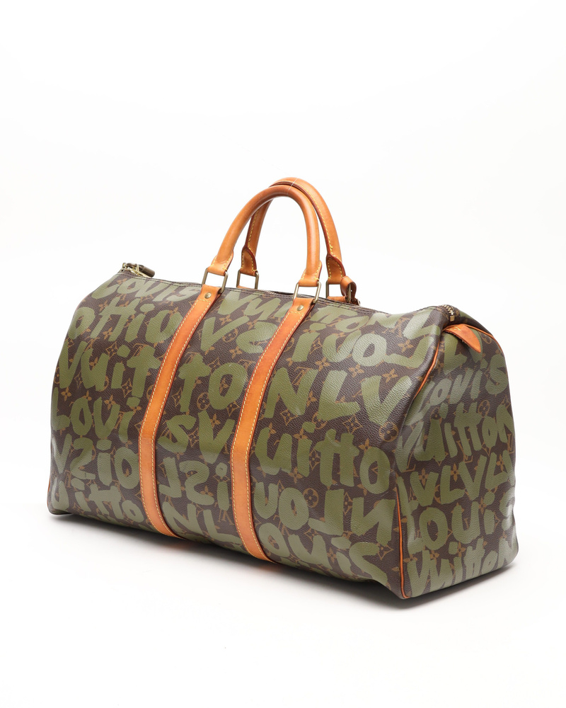 Louis Vuitton Keepall 50 Graffiti Weekend Bag