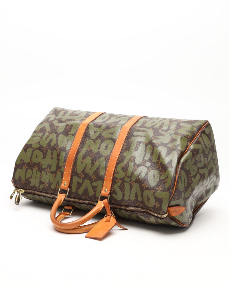 Louis Vuitton Keepall 50 Graffiti Weekend Bag