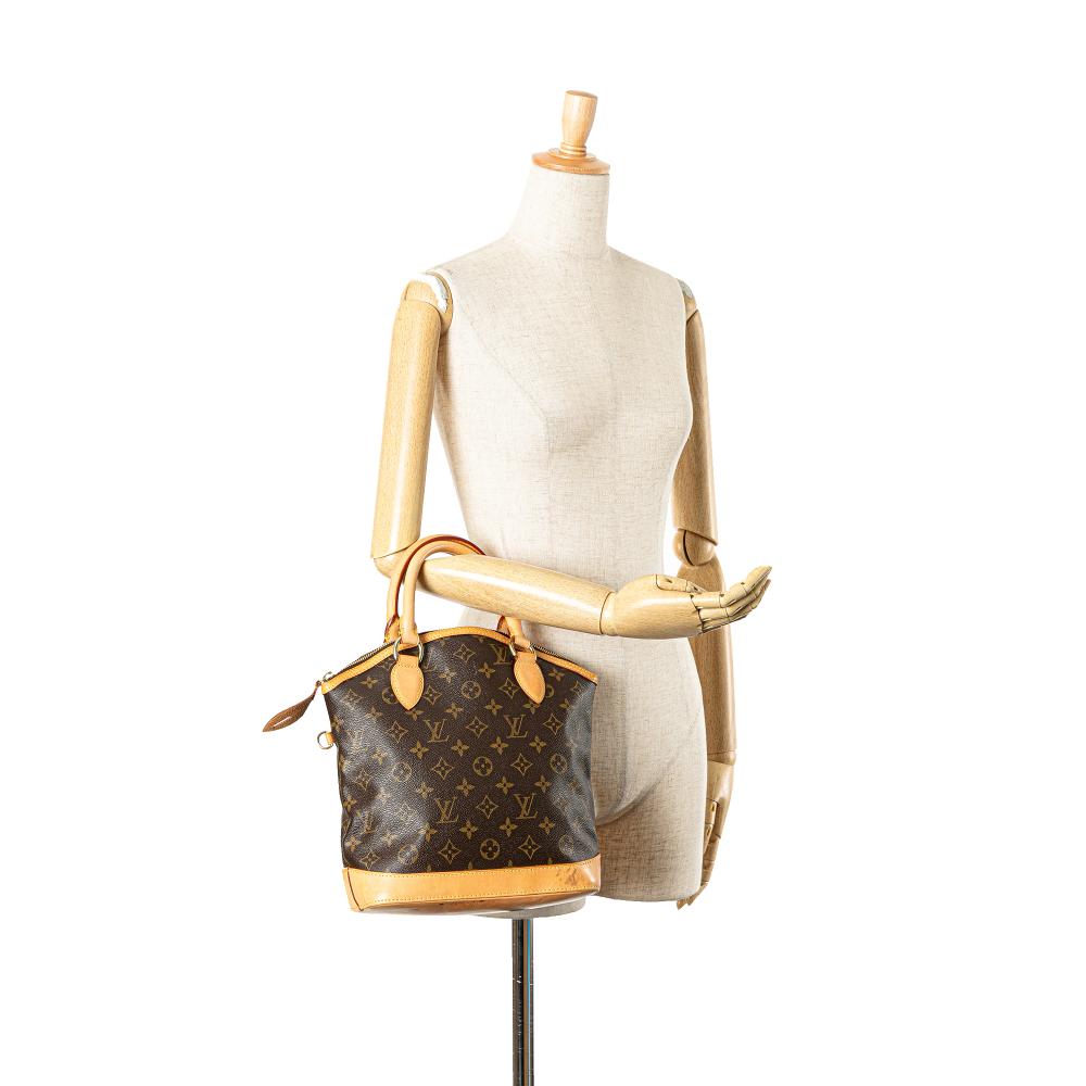 Louis Vuitton B Louis Vuitton Brown Monogram Canvas Canvas Monogram Lockit PM France
