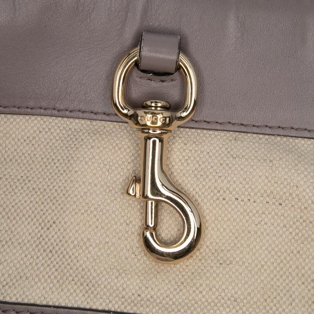 Gucci B Gucci Purple Light Purple Calf Leather Medium Microguccissima Craft Tote Italy