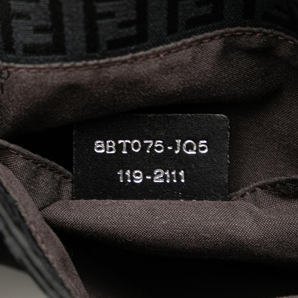 Fendi B Fendi Blue Navy Canvas Fabric Zucchino Crossbody Italy