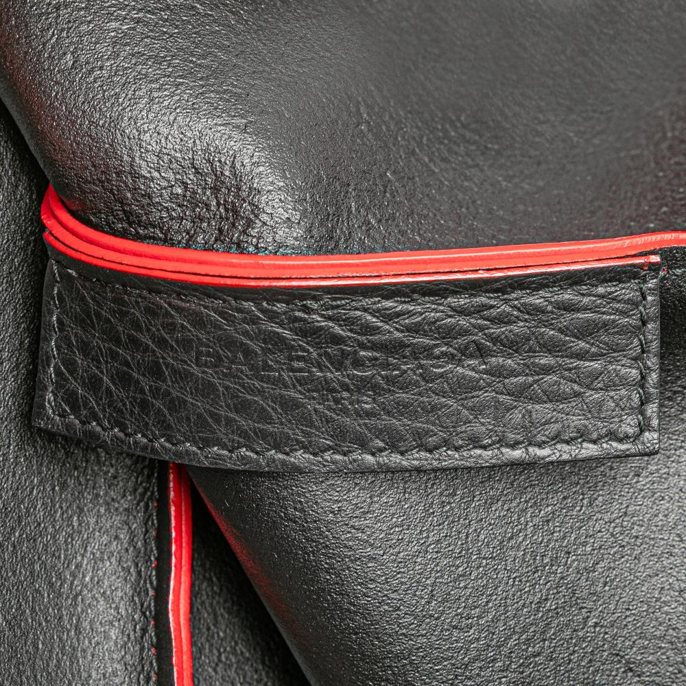 Balenciaga B Balenciaga Red Calf Leather Everyday Tote S Italy