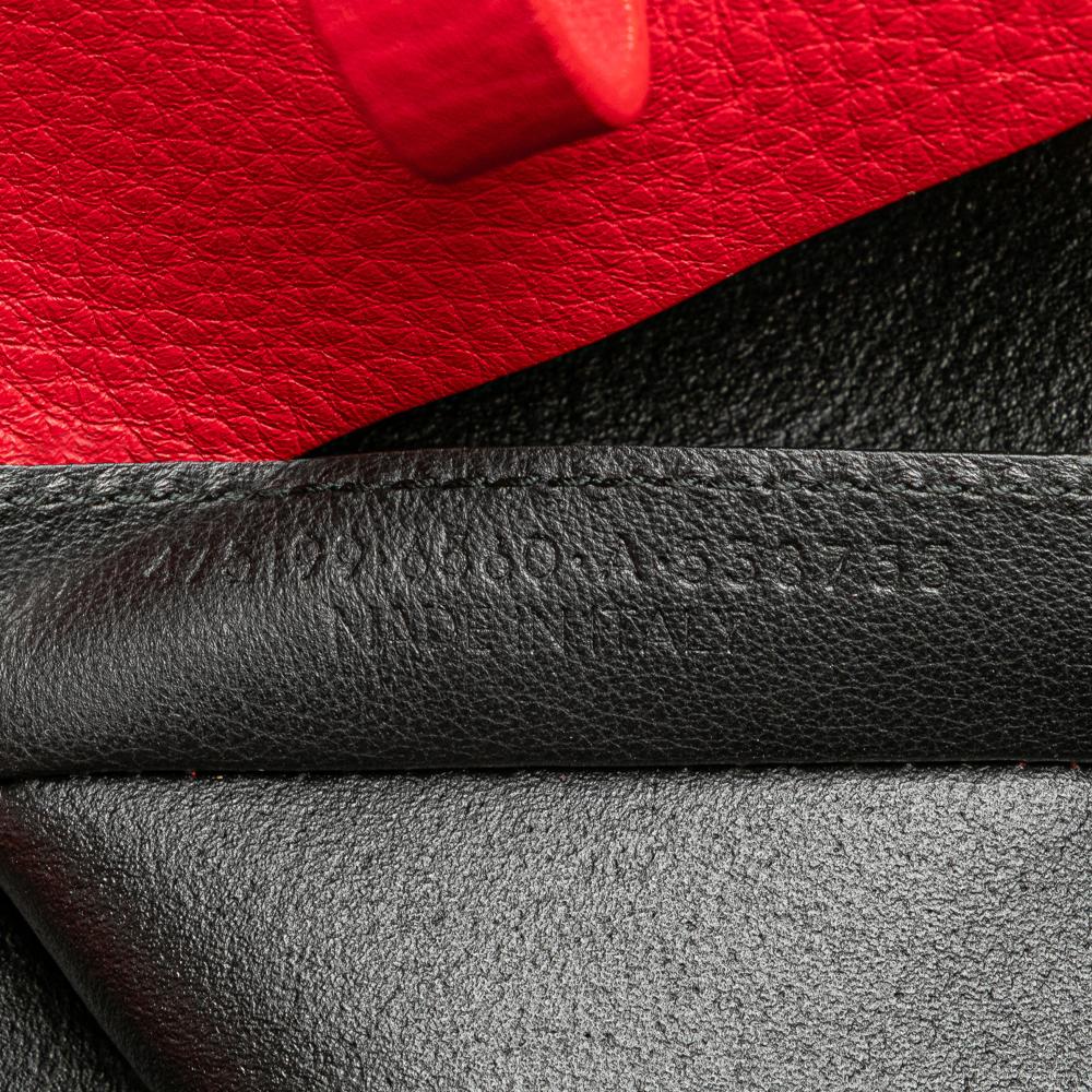 Balenciaga B Balenciaga Red Calf Leather Everyday Tote S Italy