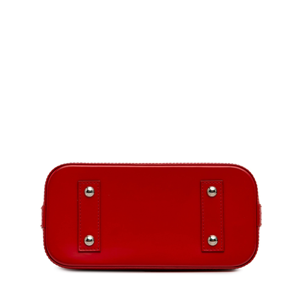 Louis Vuitton Alma BB Epi Leather Top-handle Handbag Red