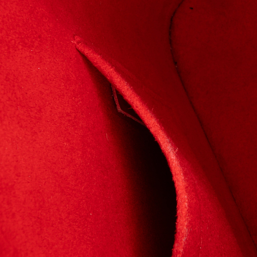 Louis Vuitton Alma BB Epi Leather Top-handle Handbag Red