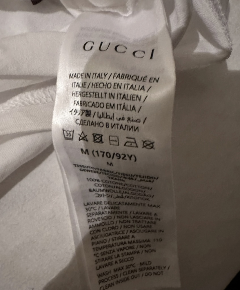 Gucci T-shirt en jersey de coton imprimé
