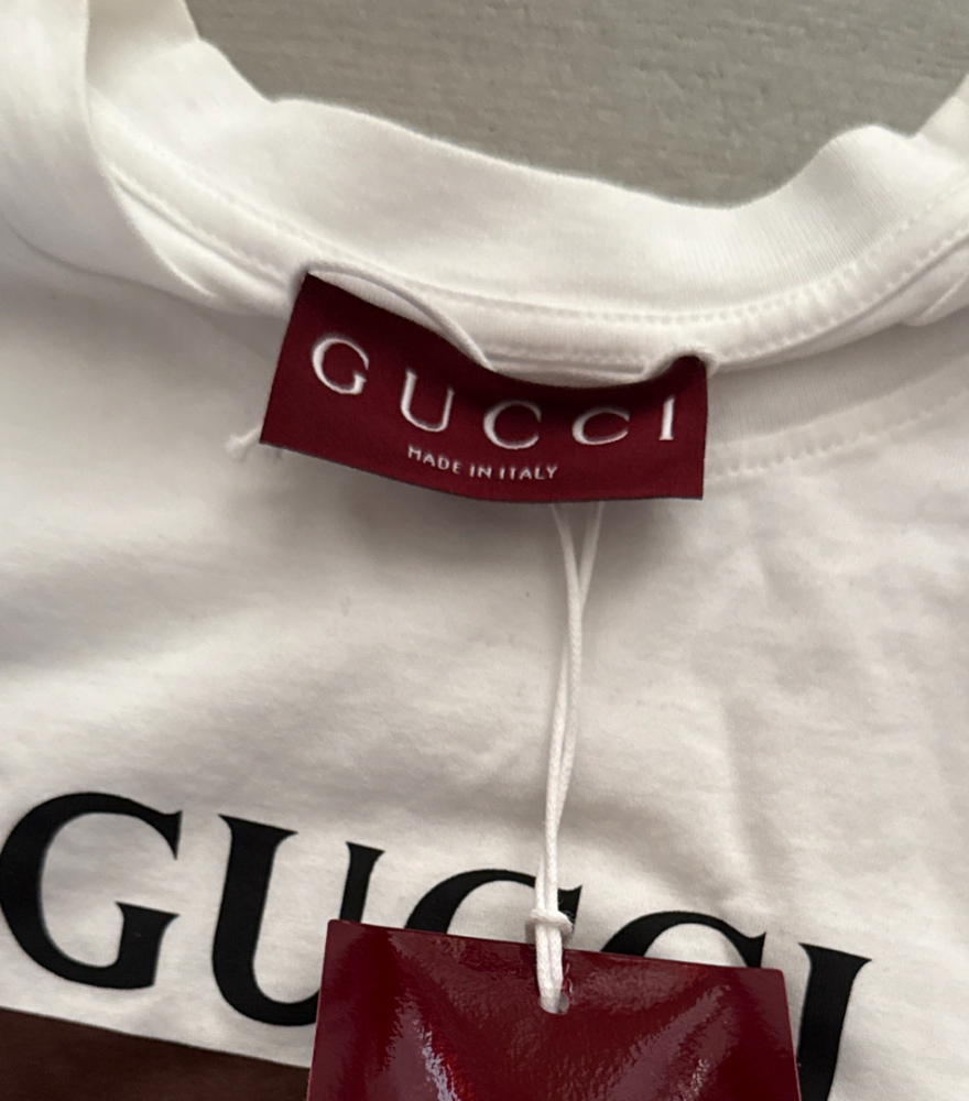 Gucci T-shirt en jersey de coton imprimé