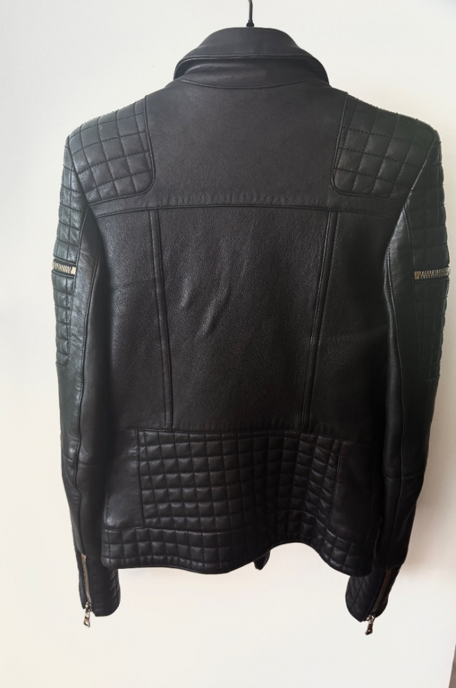 Balmain Lederjacke