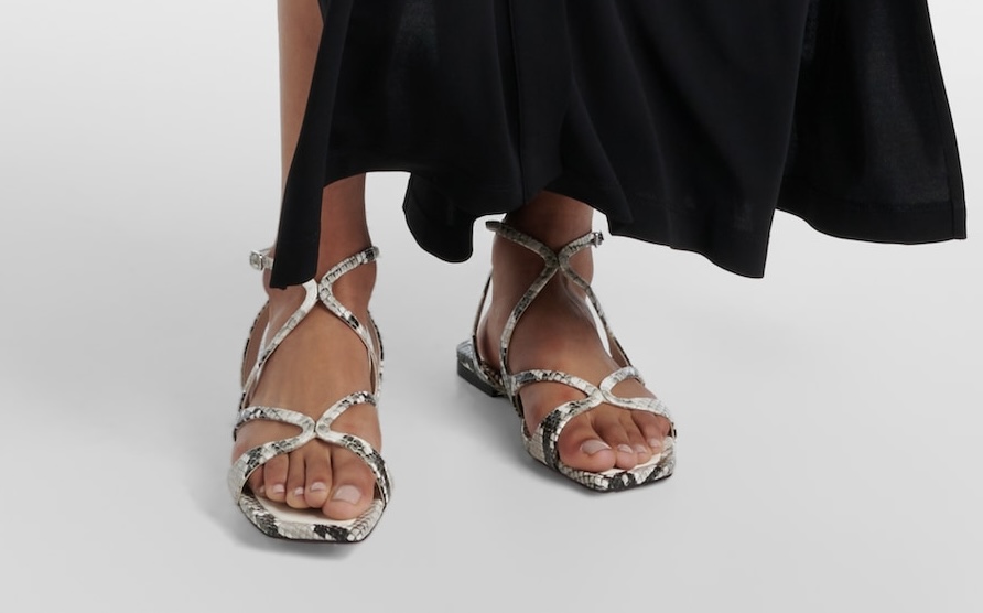 Jimmy Choo Sandales plates Ayla