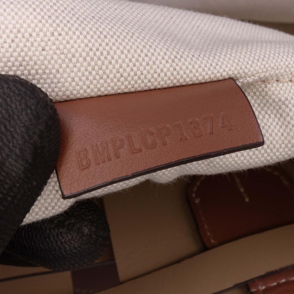 Burberry B Burberry Brown Calf Leather Large Foster Tote Italy