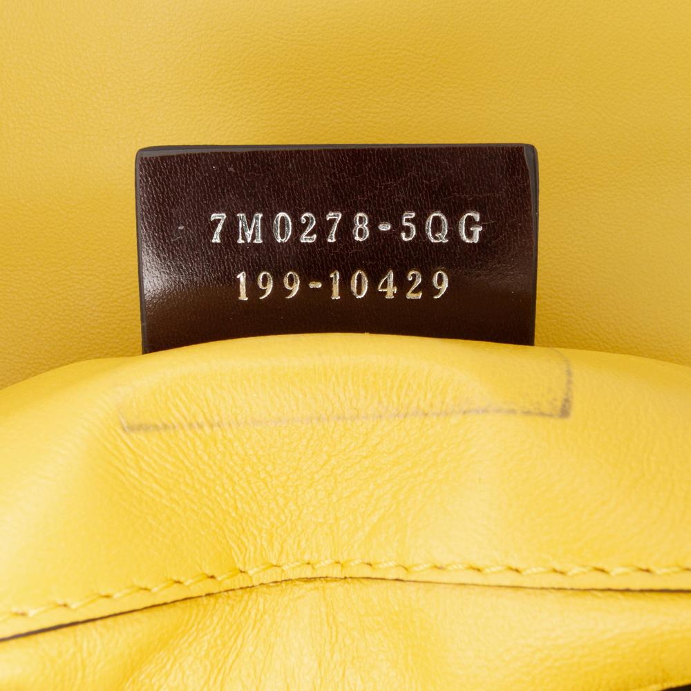 Fendi B Fendi Silver Calf Leather Baguette Crossbody Italy