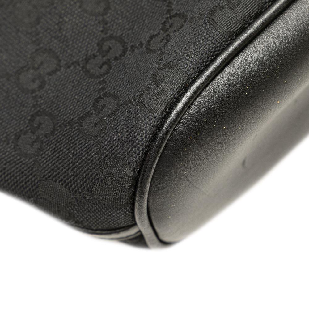 Gucci B Gucci Blue Navy Canvas Fabric GG Boat Italy