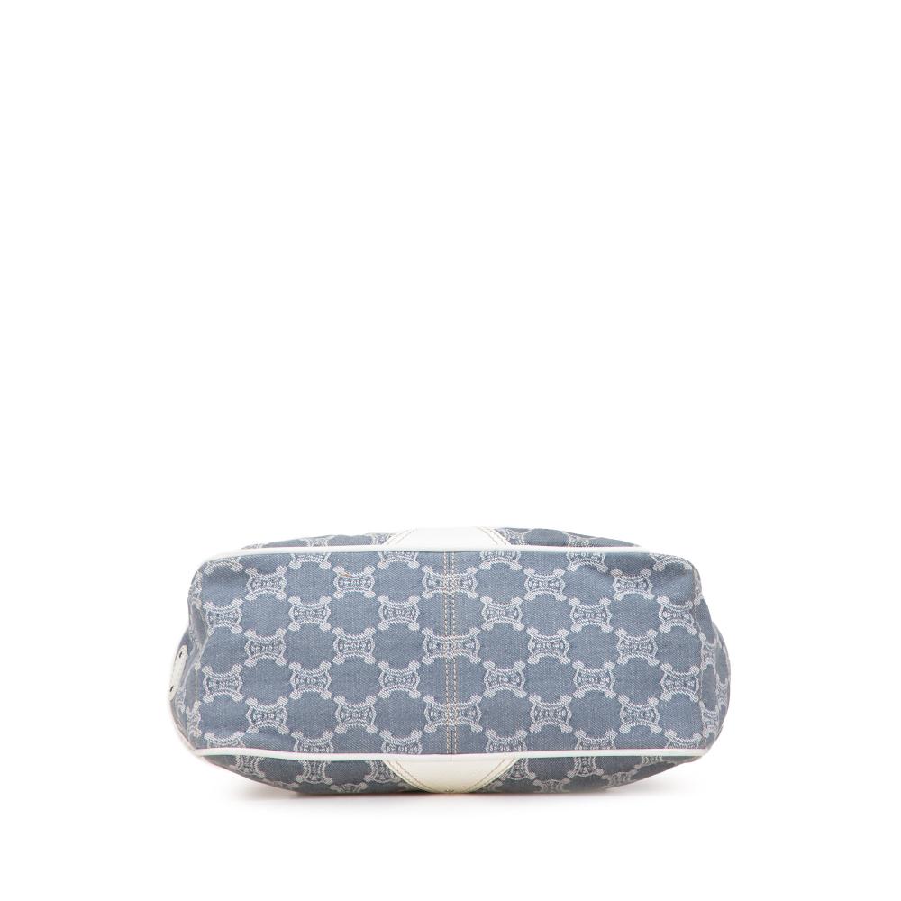 Celine B Celine Blue Denim with White Denim Fabric Macadam Boogie Handbag China