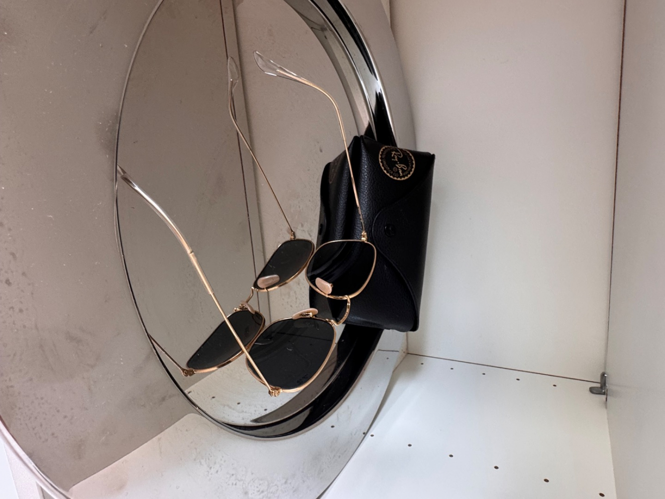 Ray-Ban New RAY-BAN RB 3857 9196/R5 FRANK Sunglasses 51-20 145 Gold Frames w/Green Lenses