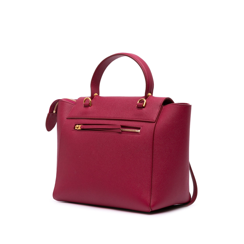 Celine Belt Bag Micro Grained Calfskin Leather 3-Ways Tote Bag Pink