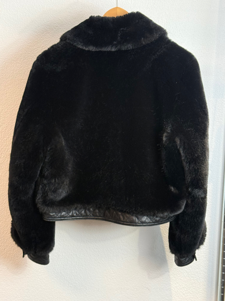 Sandro Fauny faux leather jacket