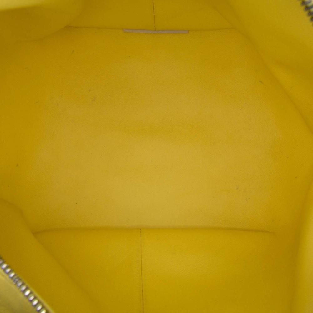 Bottega Veneta B Bottega Veneta Yellow Calf Leather Mini skin Double Knot Italy