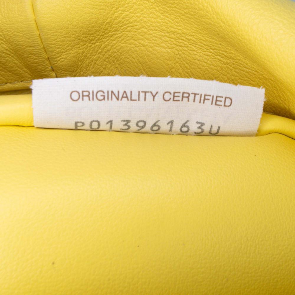 Bottega Veneta B Bottega Veneta Yellow Calf Leather Mini skin Double Knot Italy