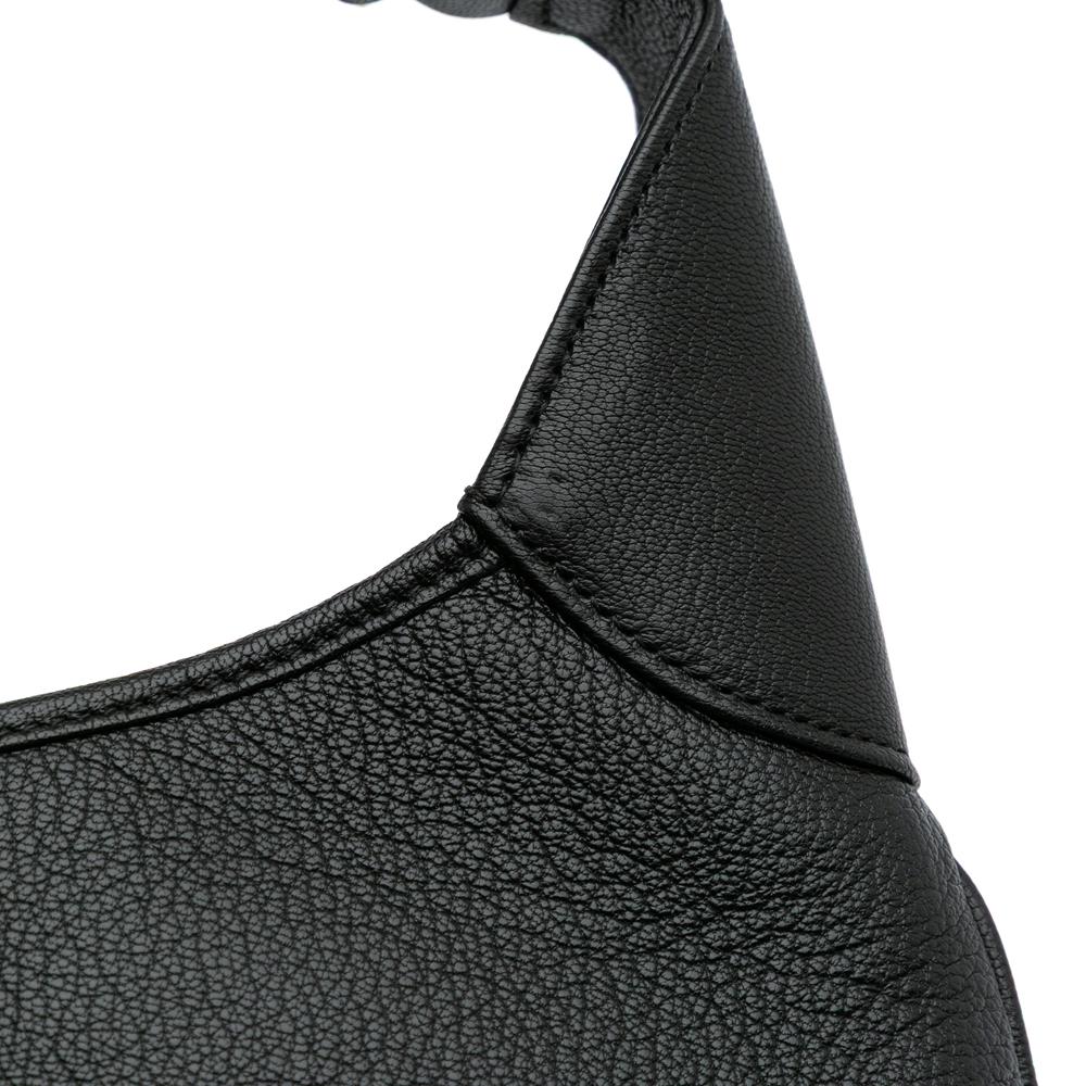 Gucci AB Gucci Black Calf Leather Medium Aphrodite Satchel Italy