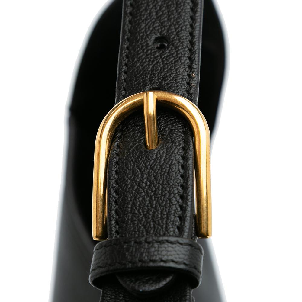 Gucci AB Gucci Black Calf Leather Medium Aphrodite Satchel Italy