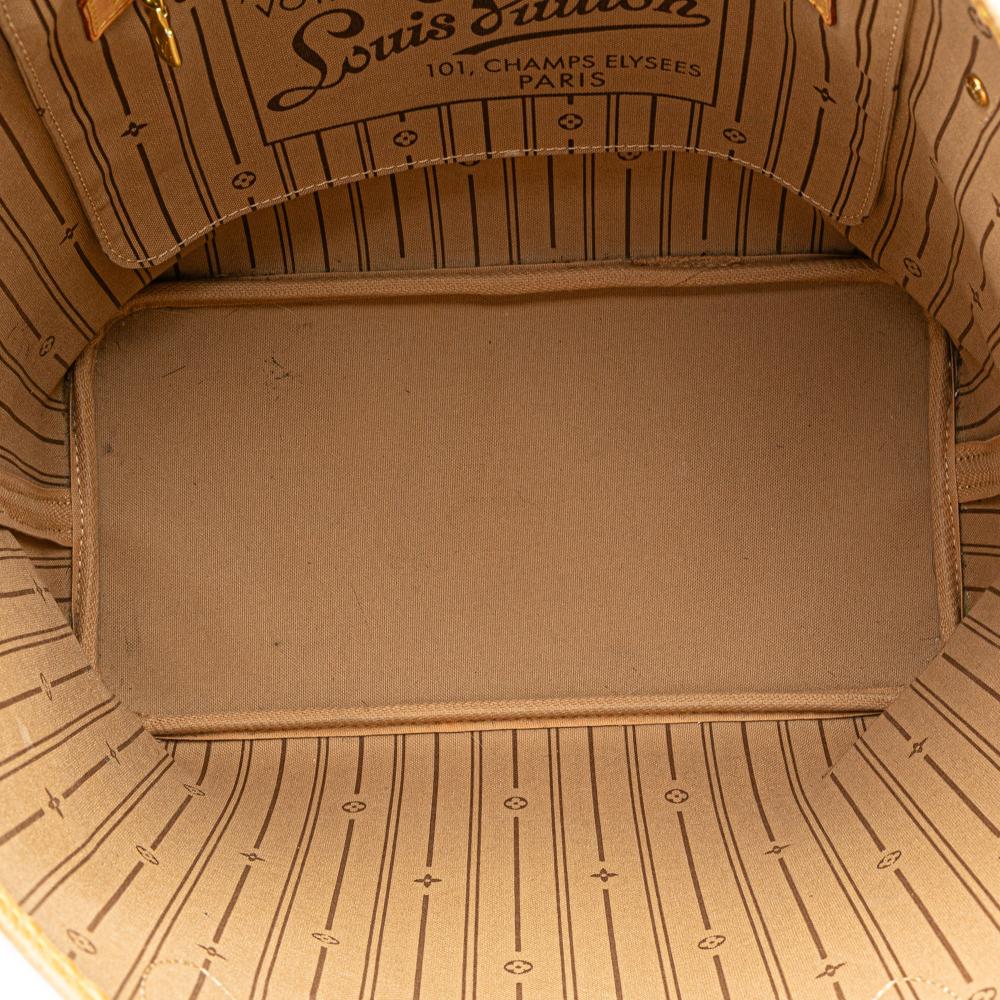 Louis Vuitton B Louis Vuitton Brown Monogram Canvas Canvas Monogram Neverfull MM France