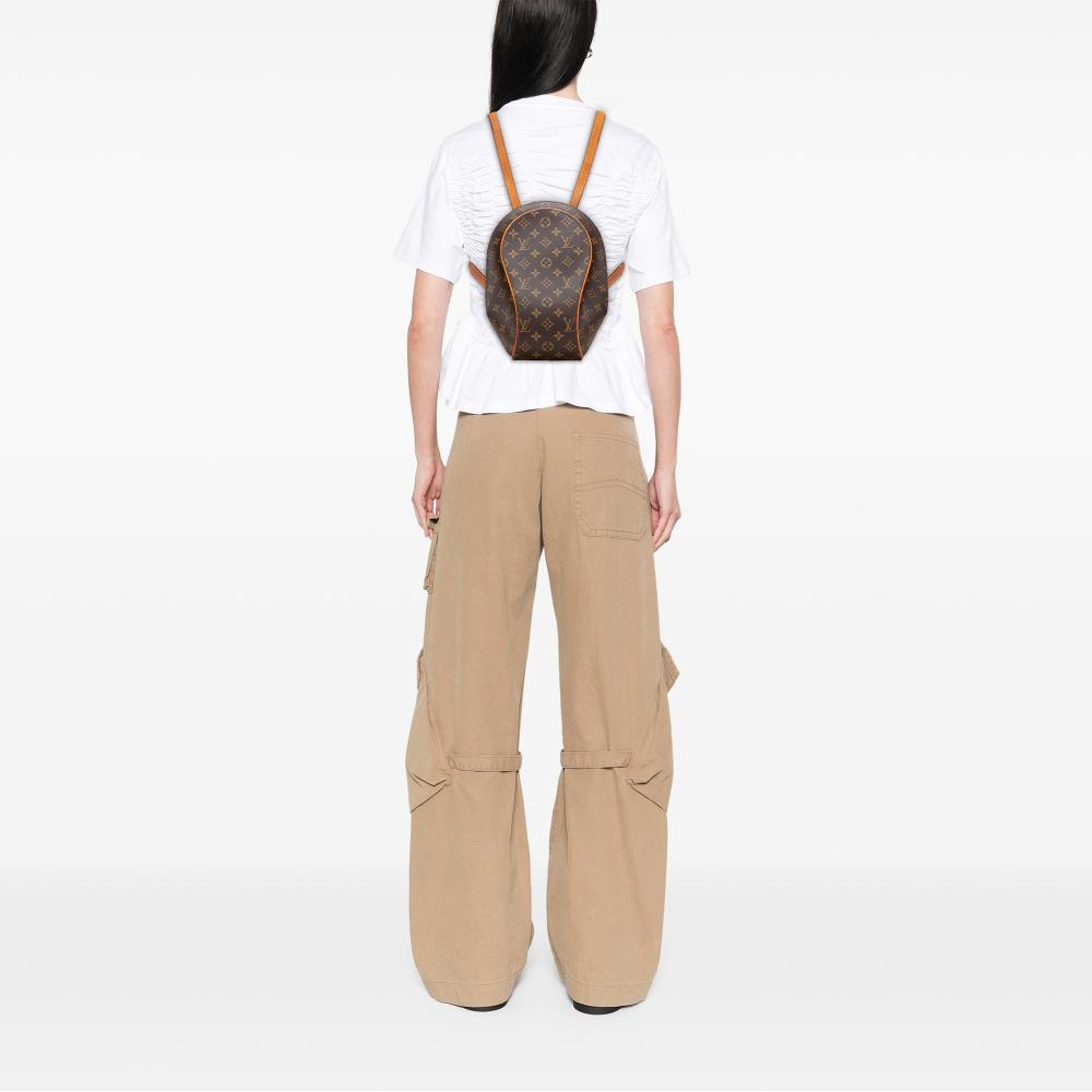 Louis Vuitton B Louis Vuitton Brown Monogram Canvas Canvas Monogram Ellipse Backpack France