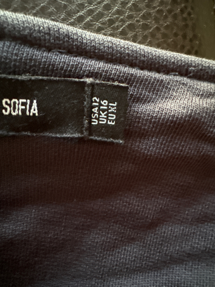 saint and sofia Cotton Biker Jacket - Navy Stripe