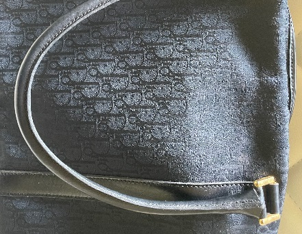 Christian Dior Schwarze Reisetasche
