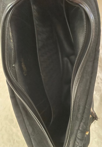 Christian Dior Schwarze Reisetasche