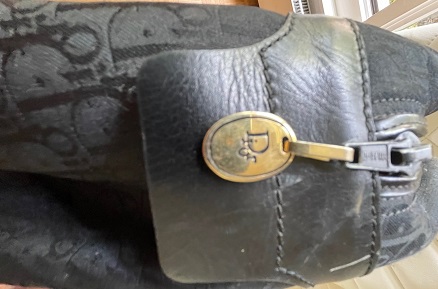 Christian Dior Schwarze Reisetasche