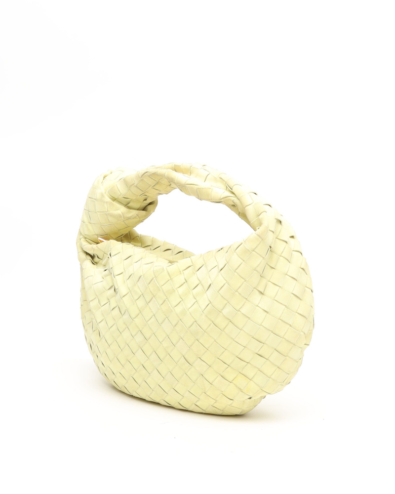 Bottega Veneta Intrecciato Suede Small Jodie Bag