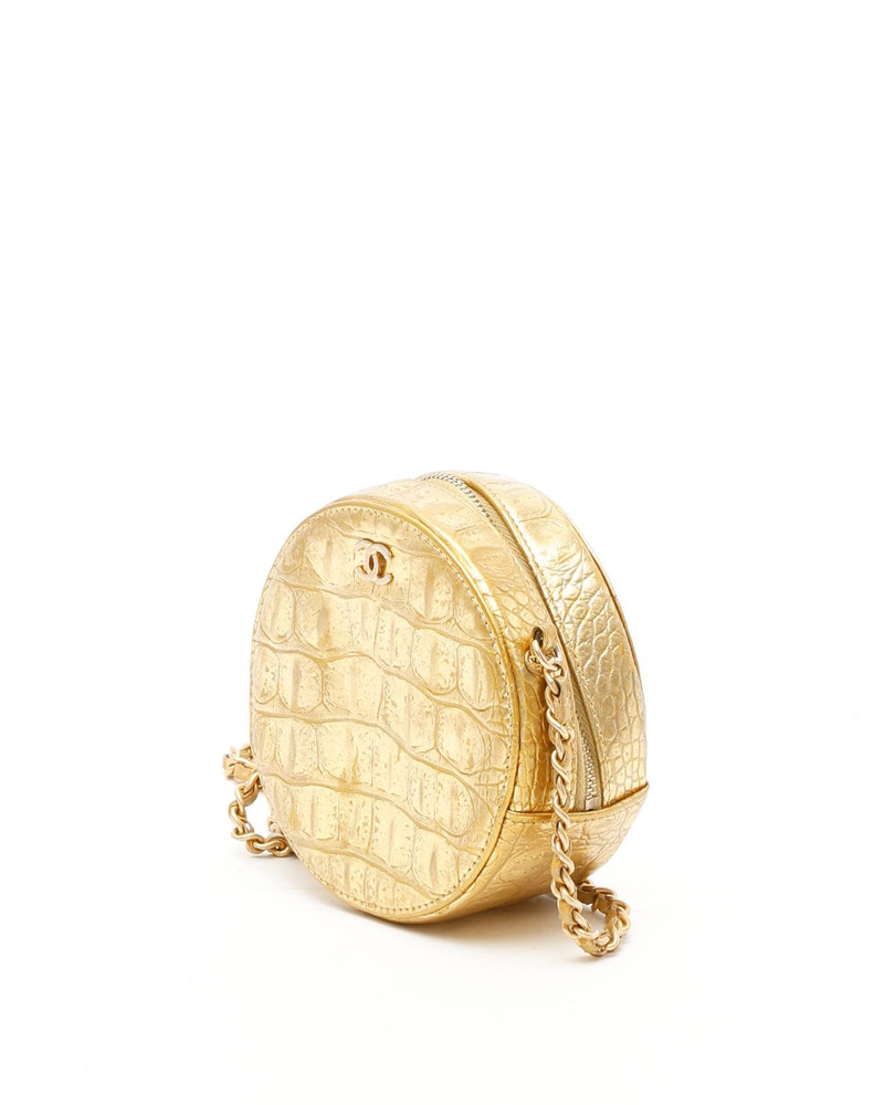Chanel CC Round Chain Shoulder Bag