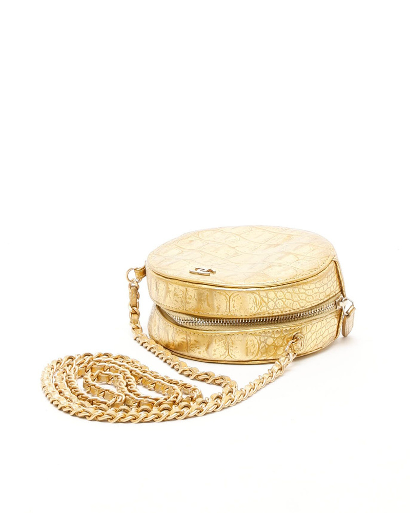 Chanel CC Round Chain Shoulder Bag