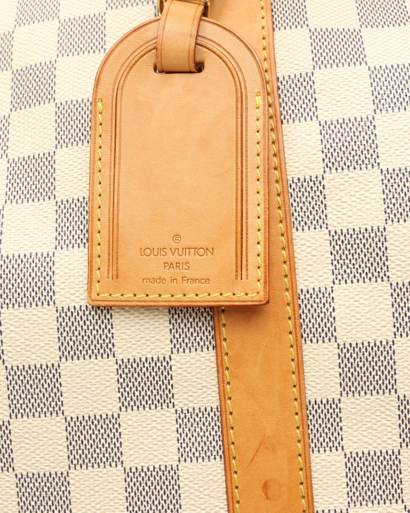 Louis Vuitton Damier Azur Keepall Bandoulière 55 Weekend Bag