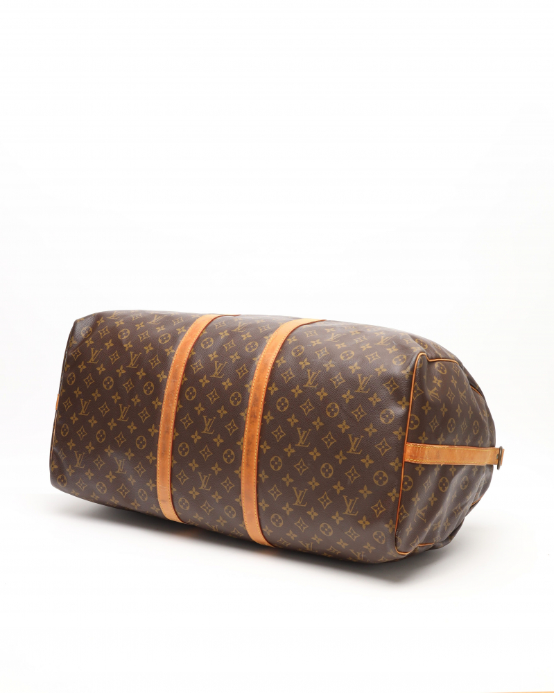 Louis Vuitton Monogram Keepall 60 Bandoulière Weekend Bag