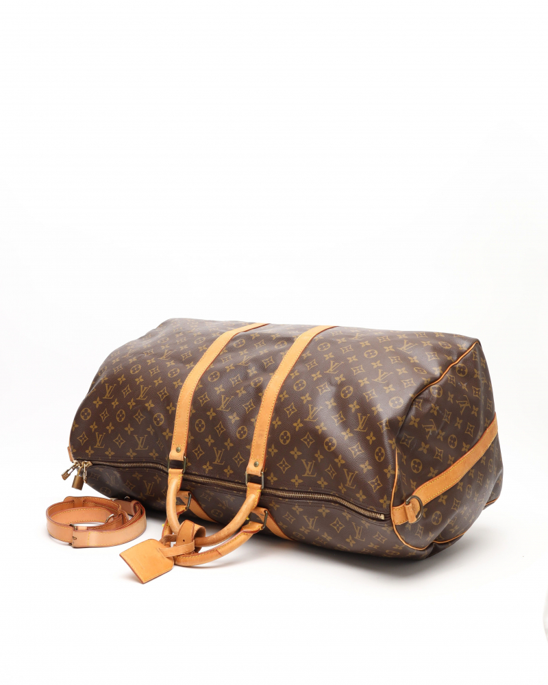 Louis Vuitton Monogram Keepall 60 Bandoulière Weekend Bag
