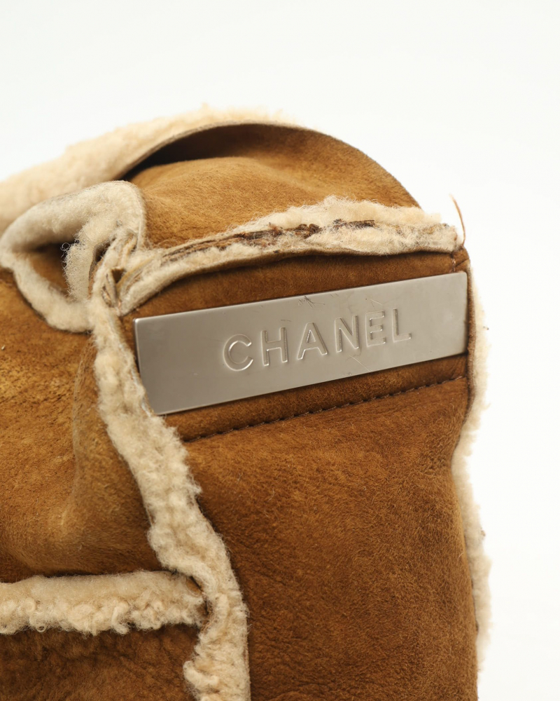 Chanel CC Mouton Tote Bag