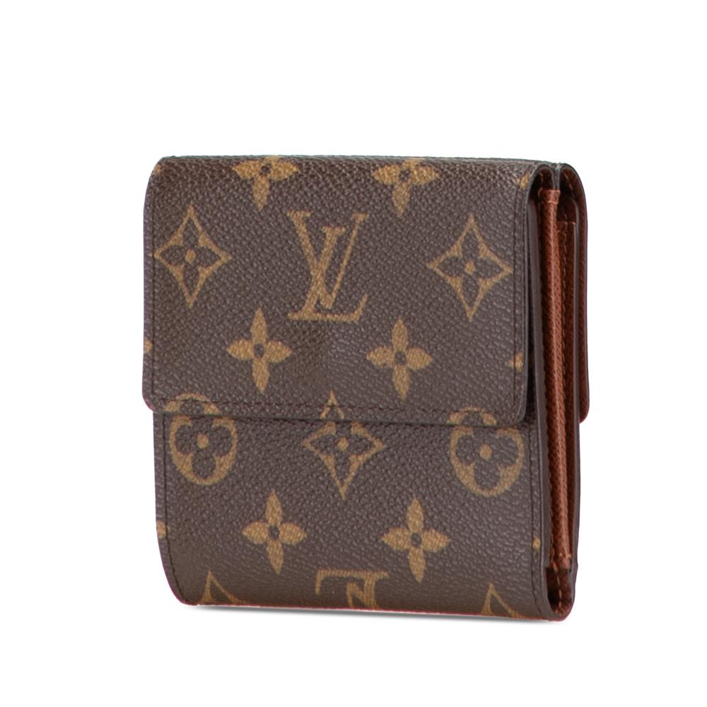Louis Vuitton AB Louis Vuitton Brown Monogram Canvas Canvas Monogram Portefeuille Elise Wallet France