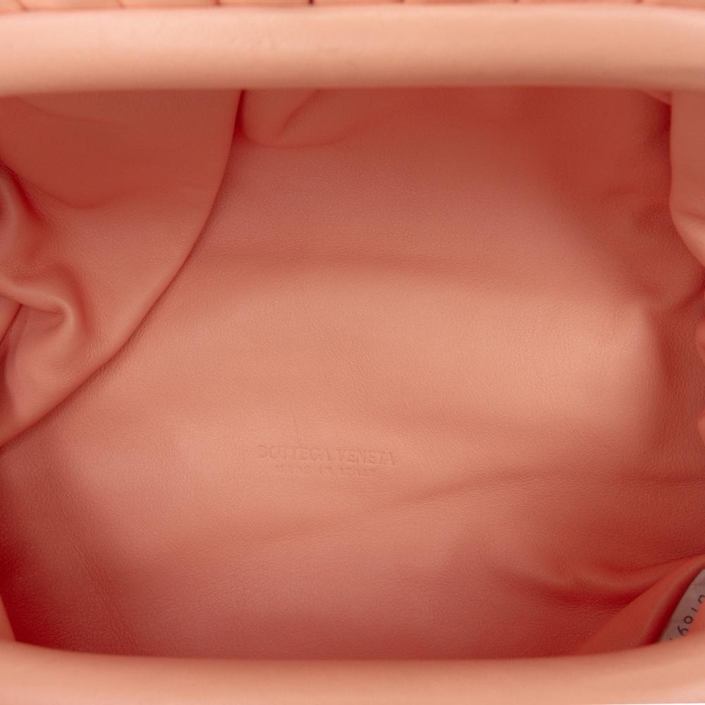 Bottega Veneta B Bottega Veneta Pink Blush Lambskin Leather Leather Lambskin Belt Chain Pouch Italy