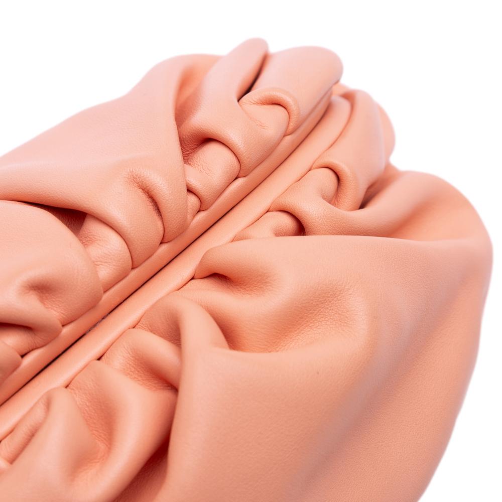 Bottega Veneta B Bottega Veneta Pink Blush Lambskin Leather Leather Lambskin Belt Chain Pouch Italy