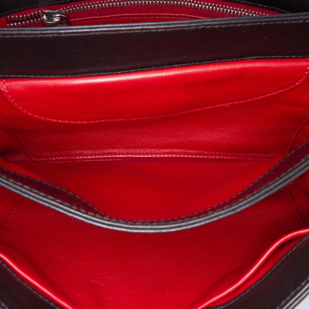 Prada B Prada Black Nylon Fabric Tessuto Grommet Crossbody Italy